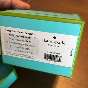 kate spade Office - Kate Spade Mini Note Cards Gift Enclosure 24 NEW kate spade Office - Kate Spade Mini Note Cards Gift Enclosure 24 NEW